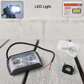 6 Mode LED Spotlight Universal Ultra Mini Double Lens Fog Light (1 Pc)