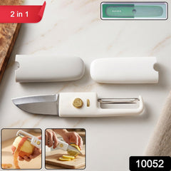 2-in-1 Multifunctional Knife & Sawtooth Peeler for Fruits and Vegetables