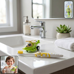 2 in 1 Kids Toothbrush with Fun Helicopter Toy (2 Pc Set)