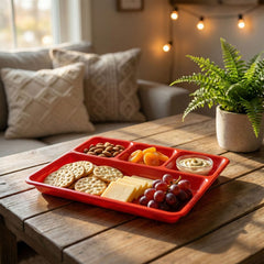 32 × 25 Cm Multipurpose Compartment Serving Tray (1 Pc)