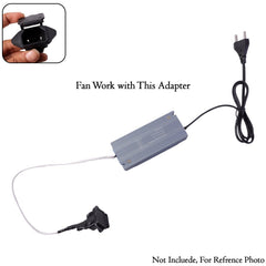 12V DC Hybrid Pedestal Table Fan (Adapter Not Include)