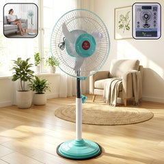 12V DC Hybrid Pedestal Table Fan (Adapter Not Include)