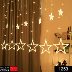 12 Stars Curtain String Lights, Window Curtain Lights