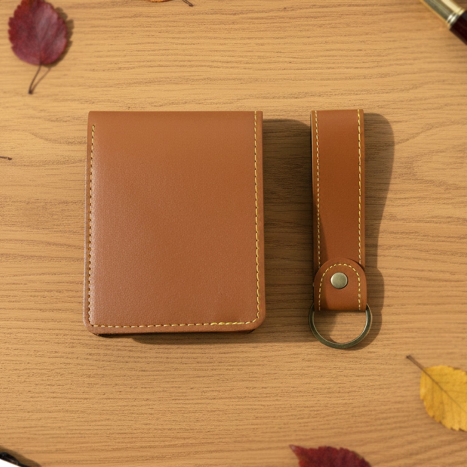 2 in 1 Men's Wallet with Keychain Holder