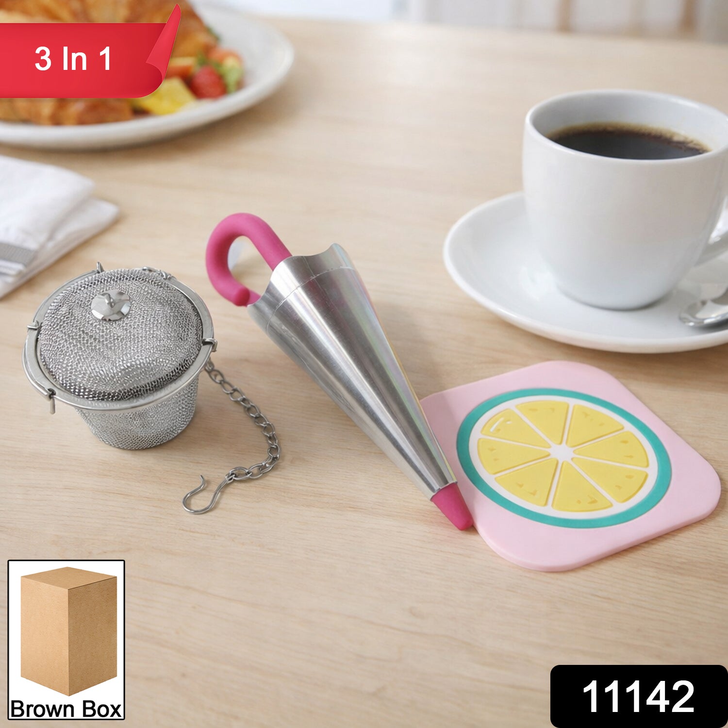3 in 1 Tea & Coffee Accessories Combo Set