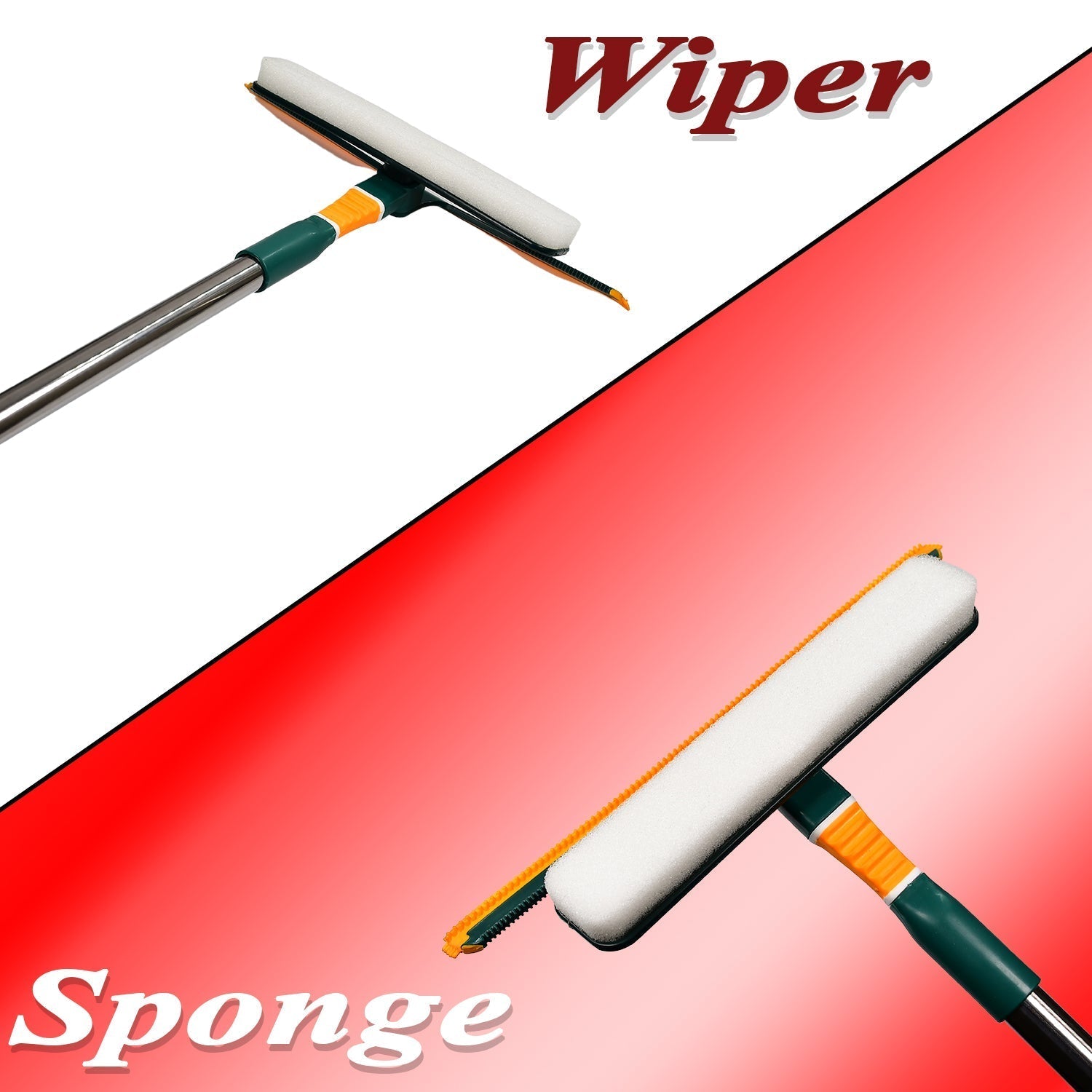 3-in-1 Glass Wiper – Multi-Surface Cleaner for Home & Office