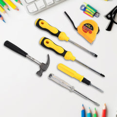 6 in 1 Hand Tool Kit Repair Home Screwdrivers Tool Kit with Tools Including Daily
