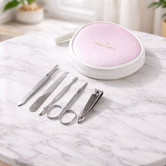 5 in 1 Manicure Pedicure Grooming Kit Nail Care Set With Storage Case