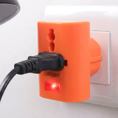 3 Slot Multi Pin Universal Plug Adapter (1 Pc)