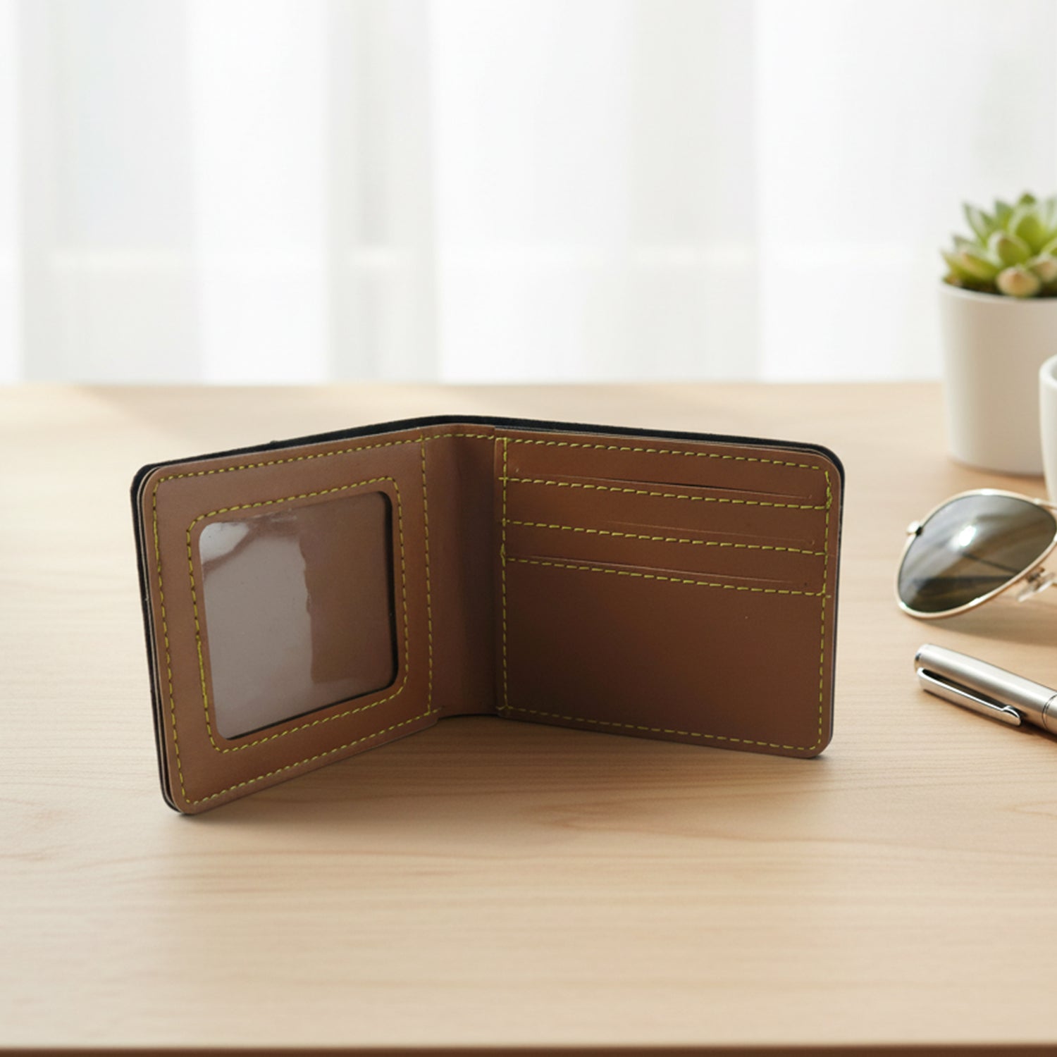 2 in 1 Men's Wallet with Keychain Holder