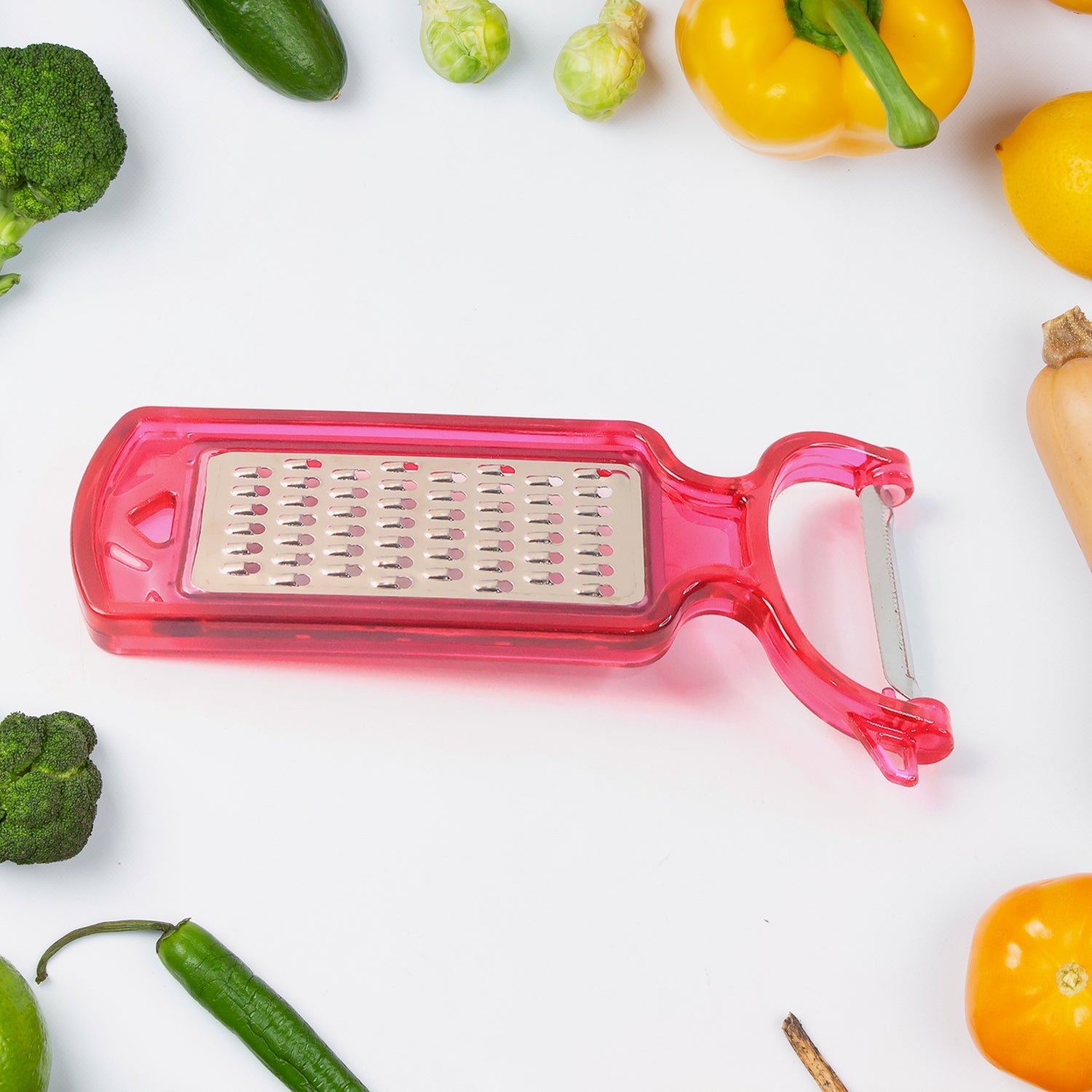 2-in-1 Multifunctional Kitchen Peeler with Grater (1 Pc)