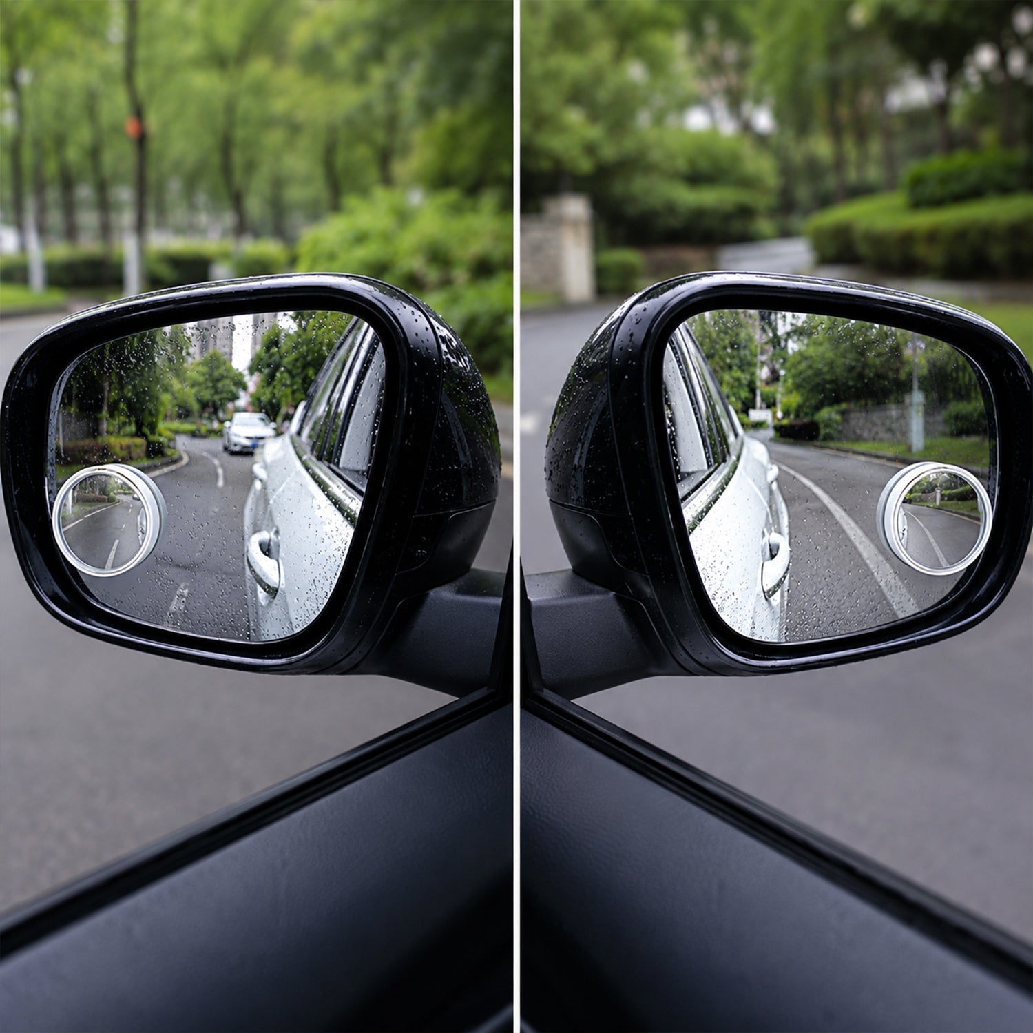 360 Degree Adjustable Car Blind Spot Mirror (2 Pc)