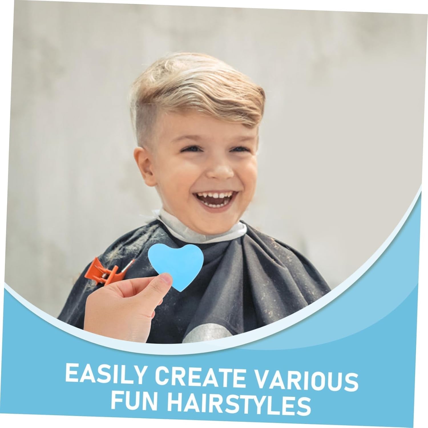 6 in 1 Haircut Design Stencil Set – Professional Styling and Grooming