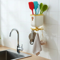 360° Rotating Storage Heavy Duty Sticky Wall Hook (1 Pc)