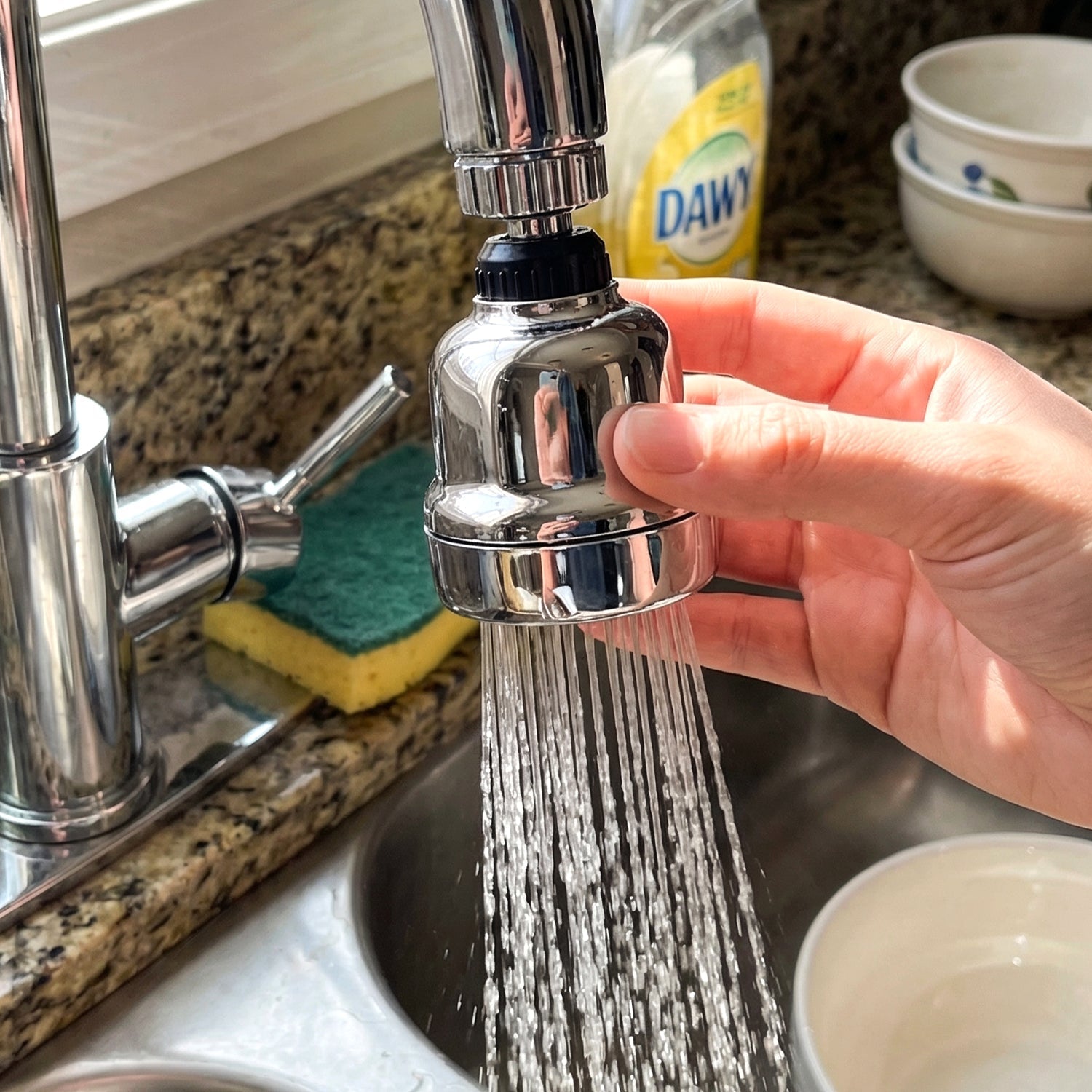 360° Rotating Kitchen Faucet Sprayer Head (1 Pc)