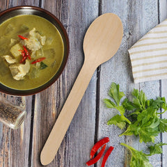 110mm Wooden Tea Spoon – 30 Pcs Pack