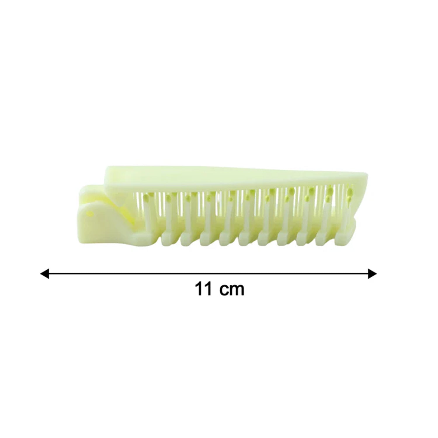 2 In 1 Foldable Hair Comb with Brush (1 Pc)