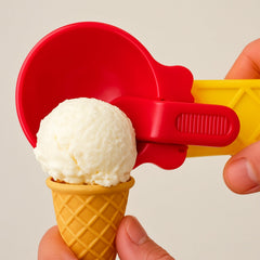 1-Piece Plastic Ice Cream & Watermelon Scooper with Trigger Dipper