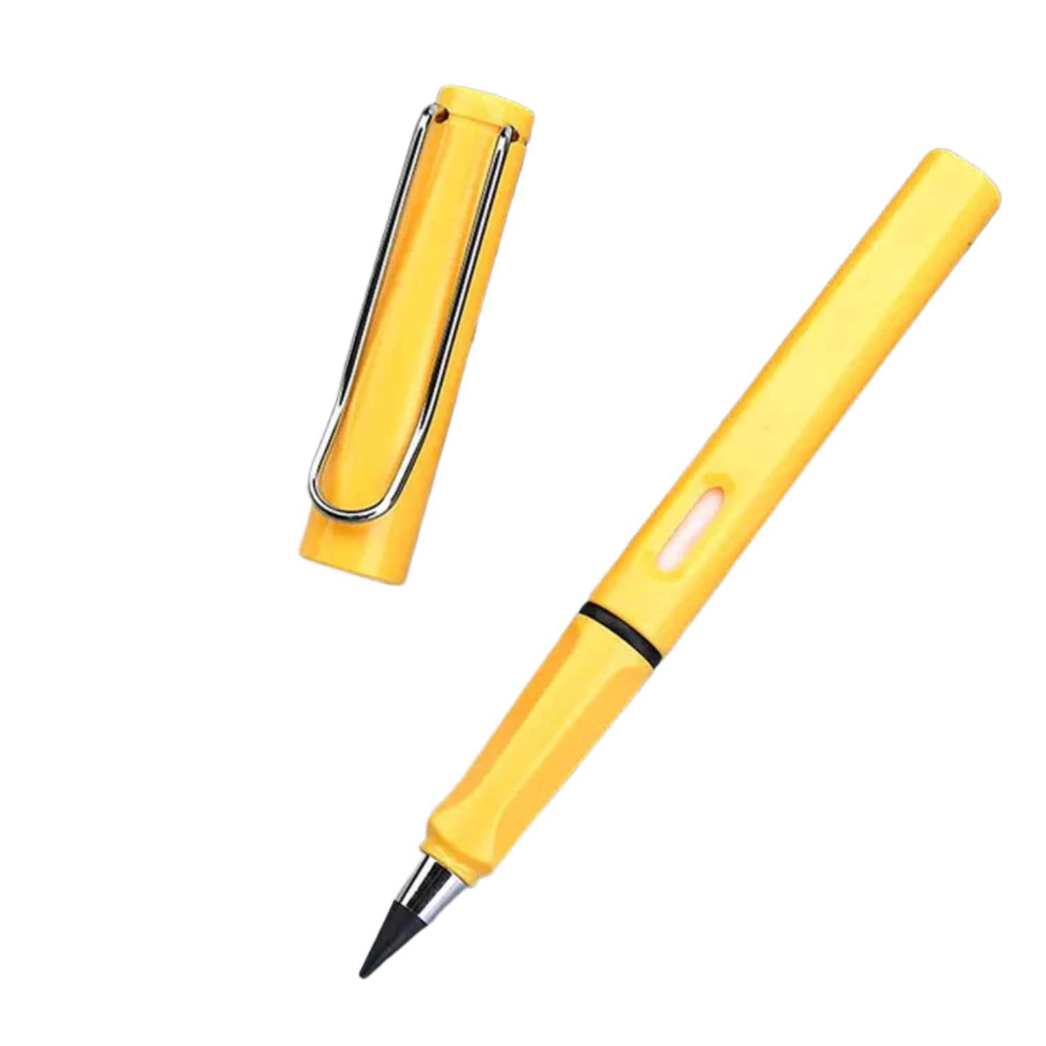 2-in-1 Everlasting Magic Pencil with Replaceable Eraser  (1 Pc / Mix Color)