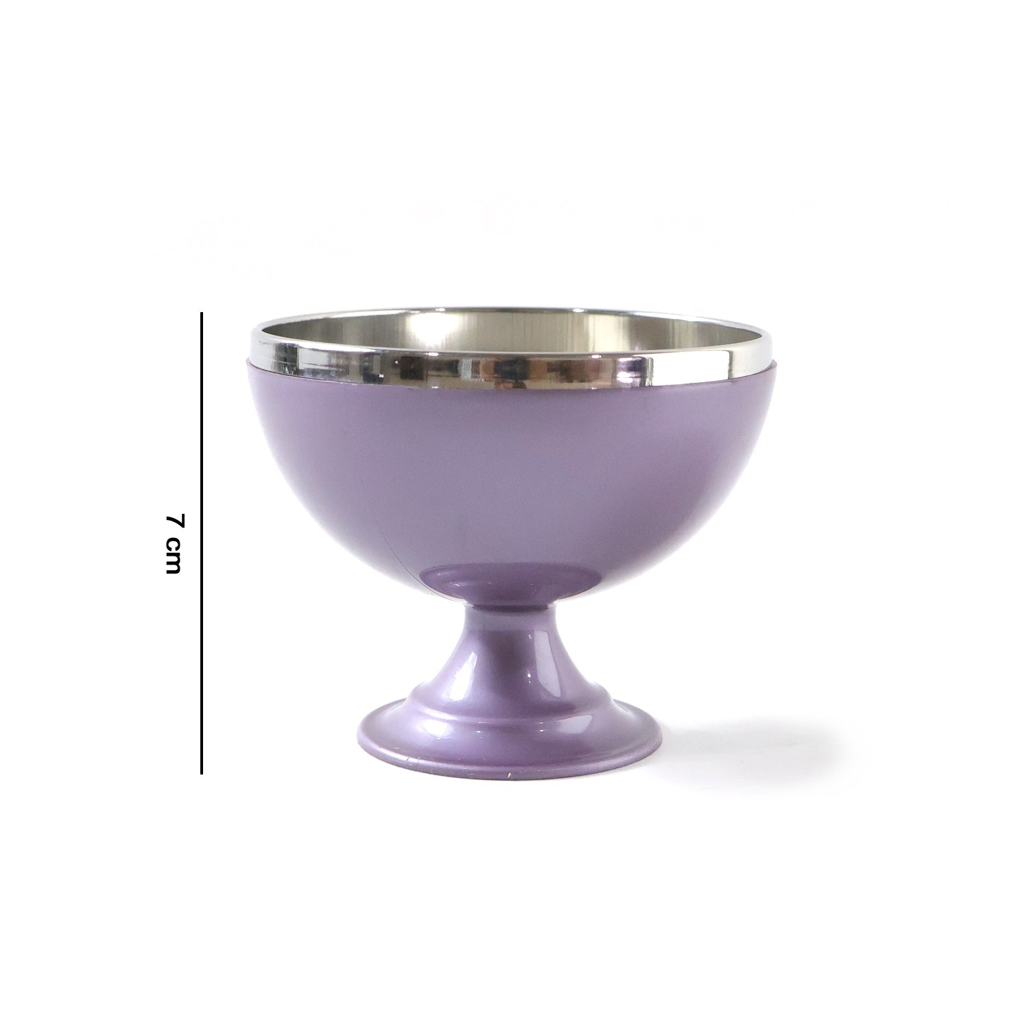 6 Pc Stainless Steel Dessert Bowl Cup Set with Stand