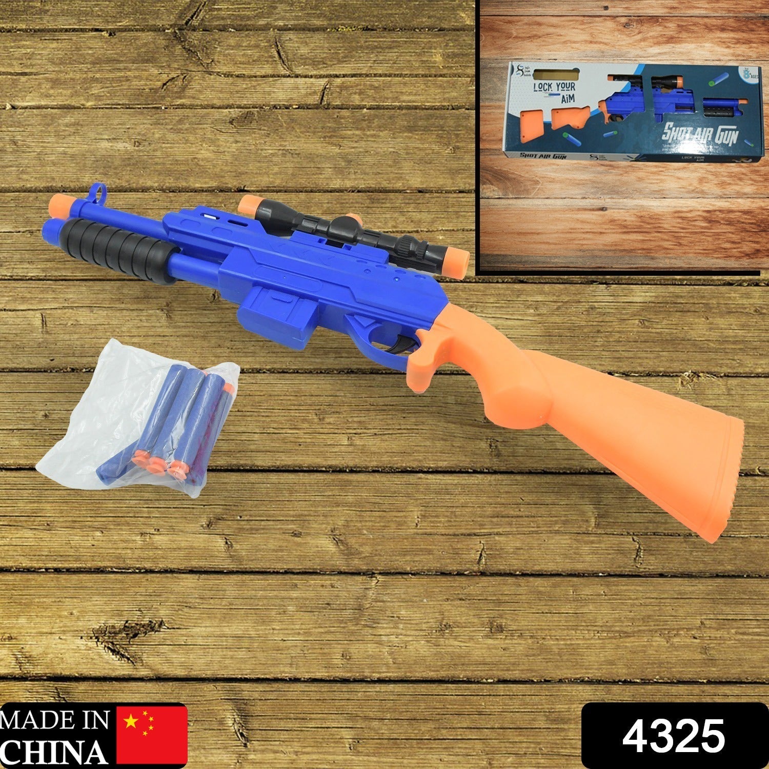 22-Inch Big Toy Gun for Kids – Battle Play Shooting Gun