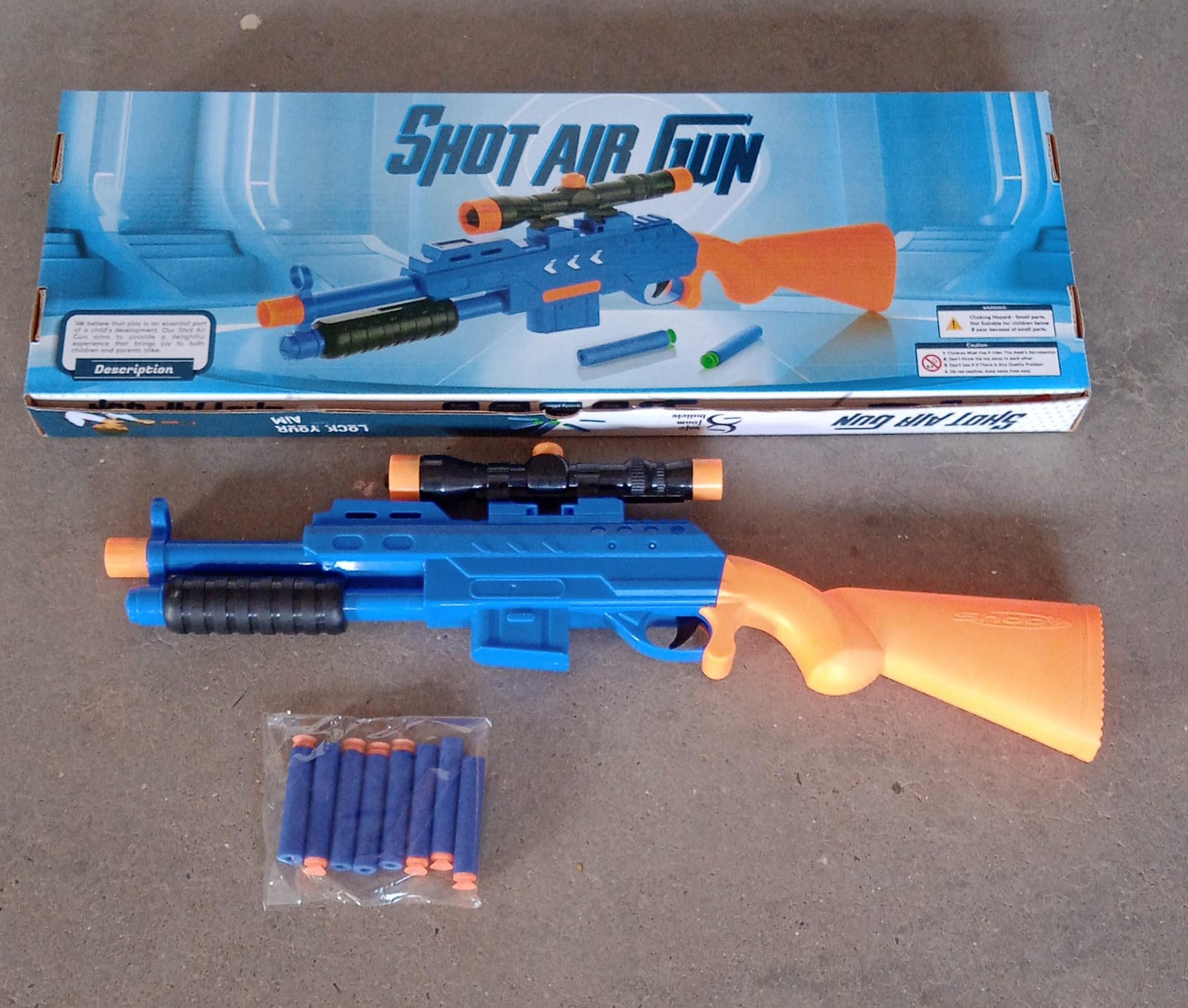 22-Inch Big Toy Gun for Kids – Battle Play Shooting Gun