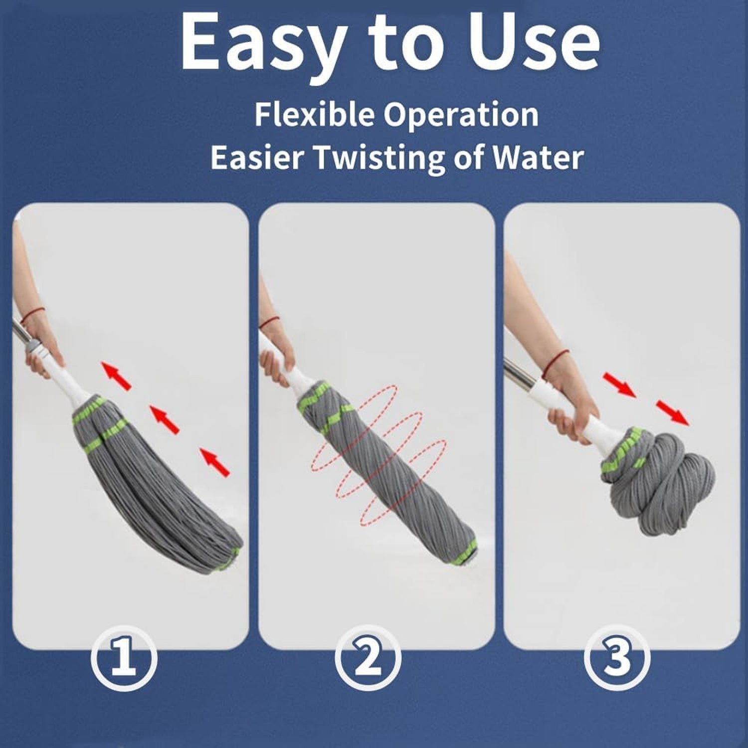 360° Spin Mop Floor Cleaning Mop (1 Pc)