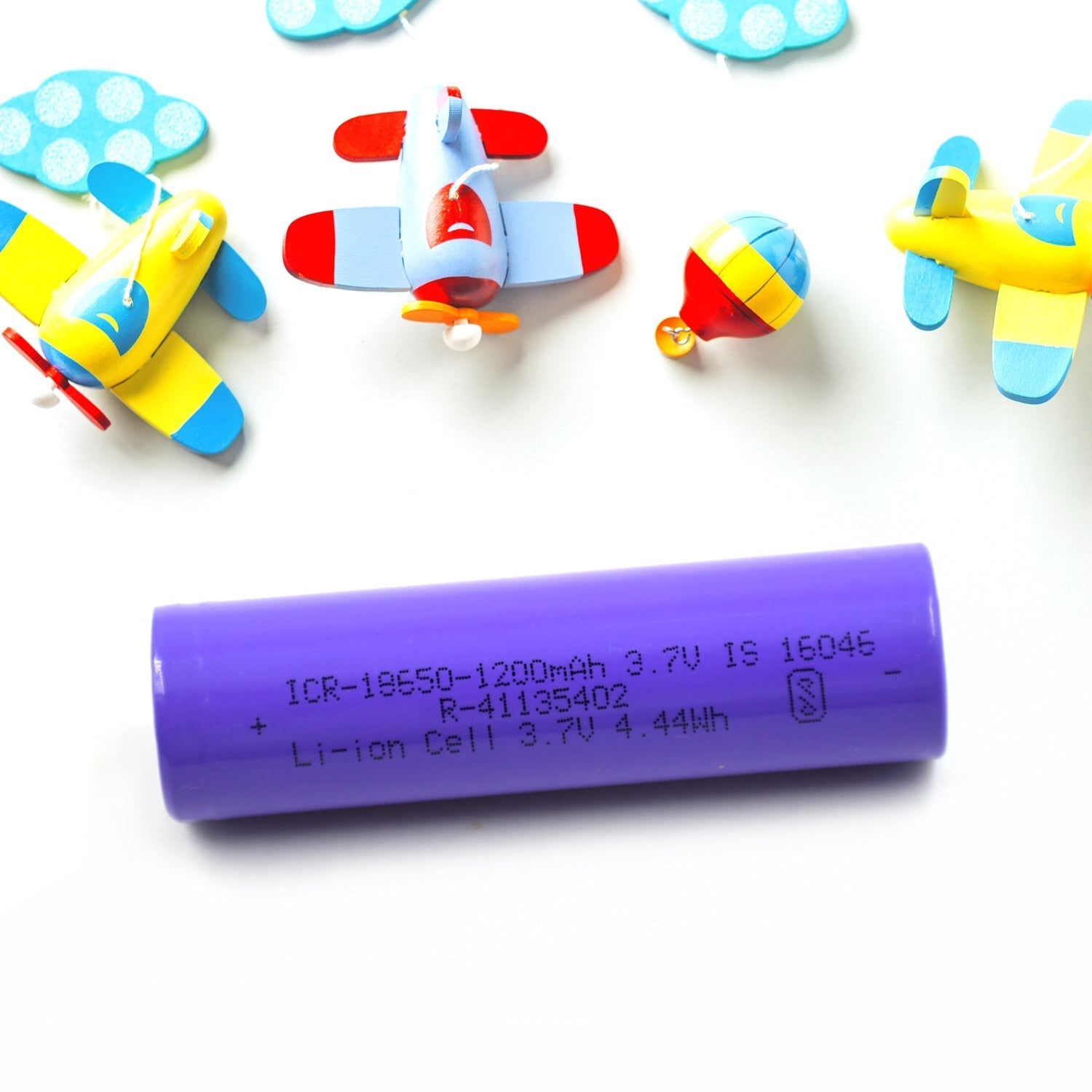 3.7V 1200mAh Rechargeable Battery – High-Capacity Lithium Cell (1 Pc)
