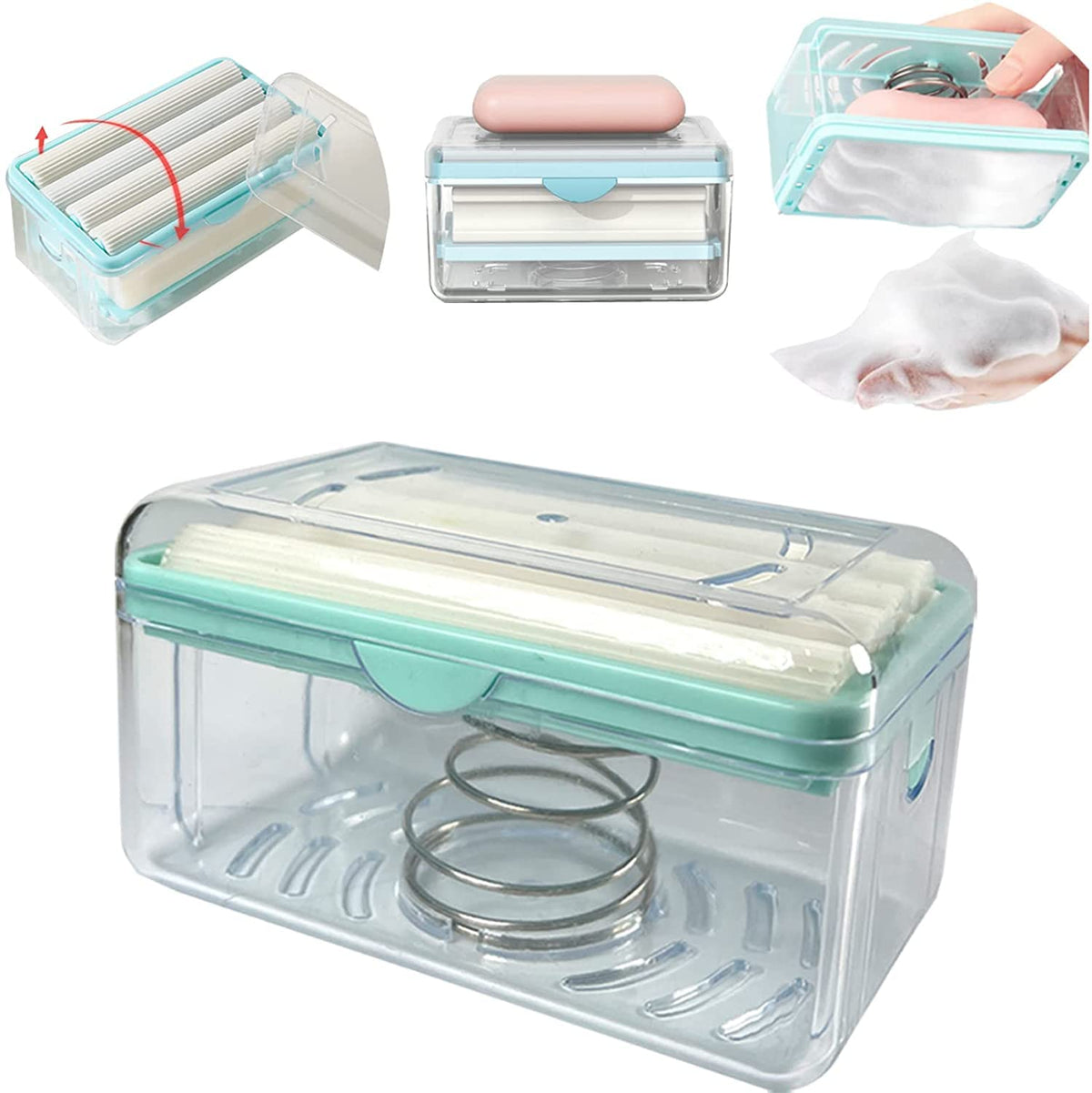 2 in 1 PORTABLE SOAP ROLLER DISH SOAP DISPENSER