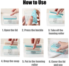 2 in 1 PORTABLE SOAP ROLLER DISH SOAP DISPENSER