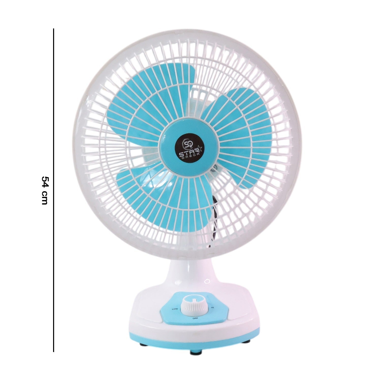 12V DC Table Fan with Adjustable Speed Control and High Speed Airflow (Adapter Not Include)