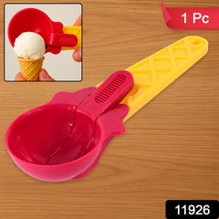 1-Piece Plastic Ice Cream & Watermelon Scooper with Trigger Dipper