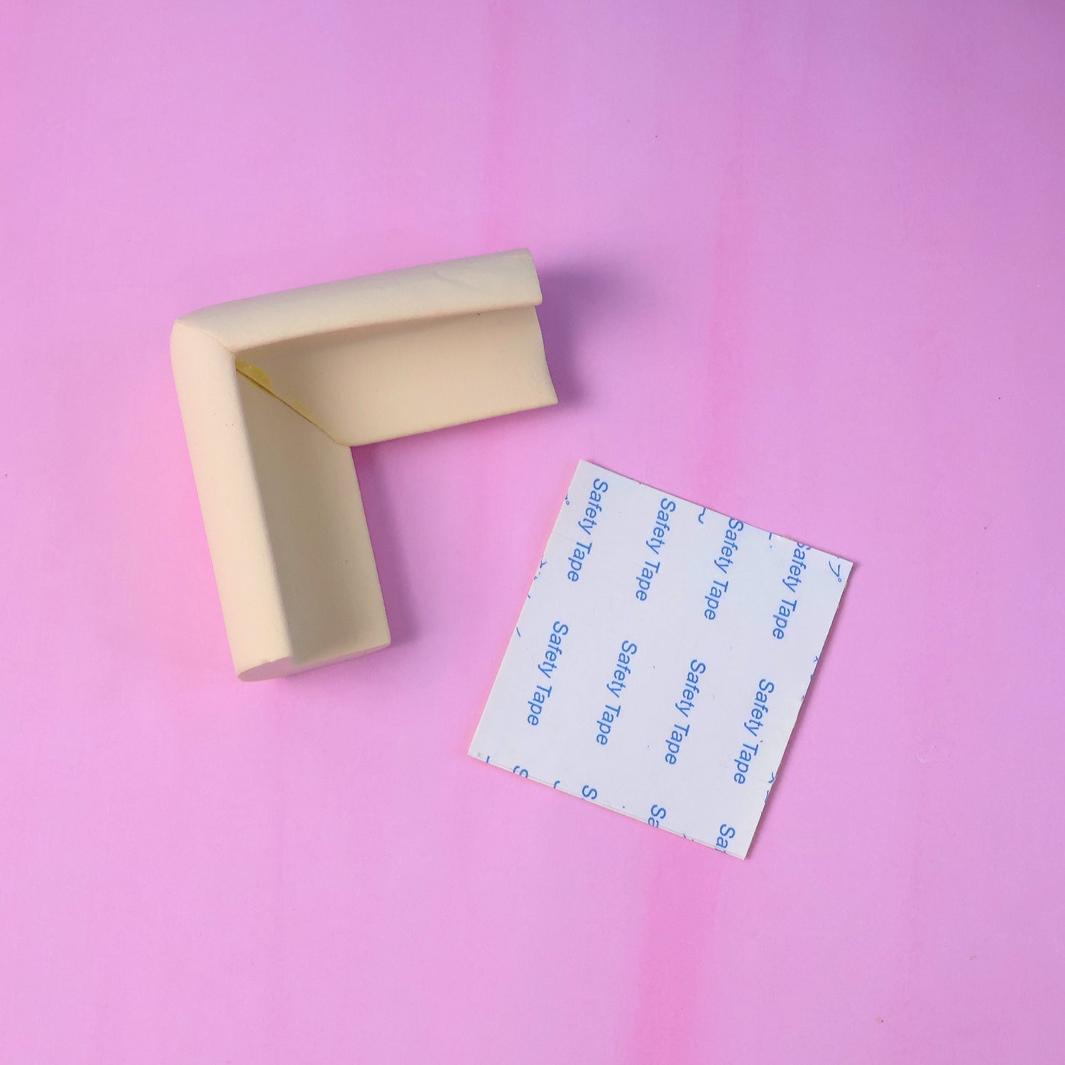 4 Pc Soft Foam Table Corner Protectors Set with Safety Tape