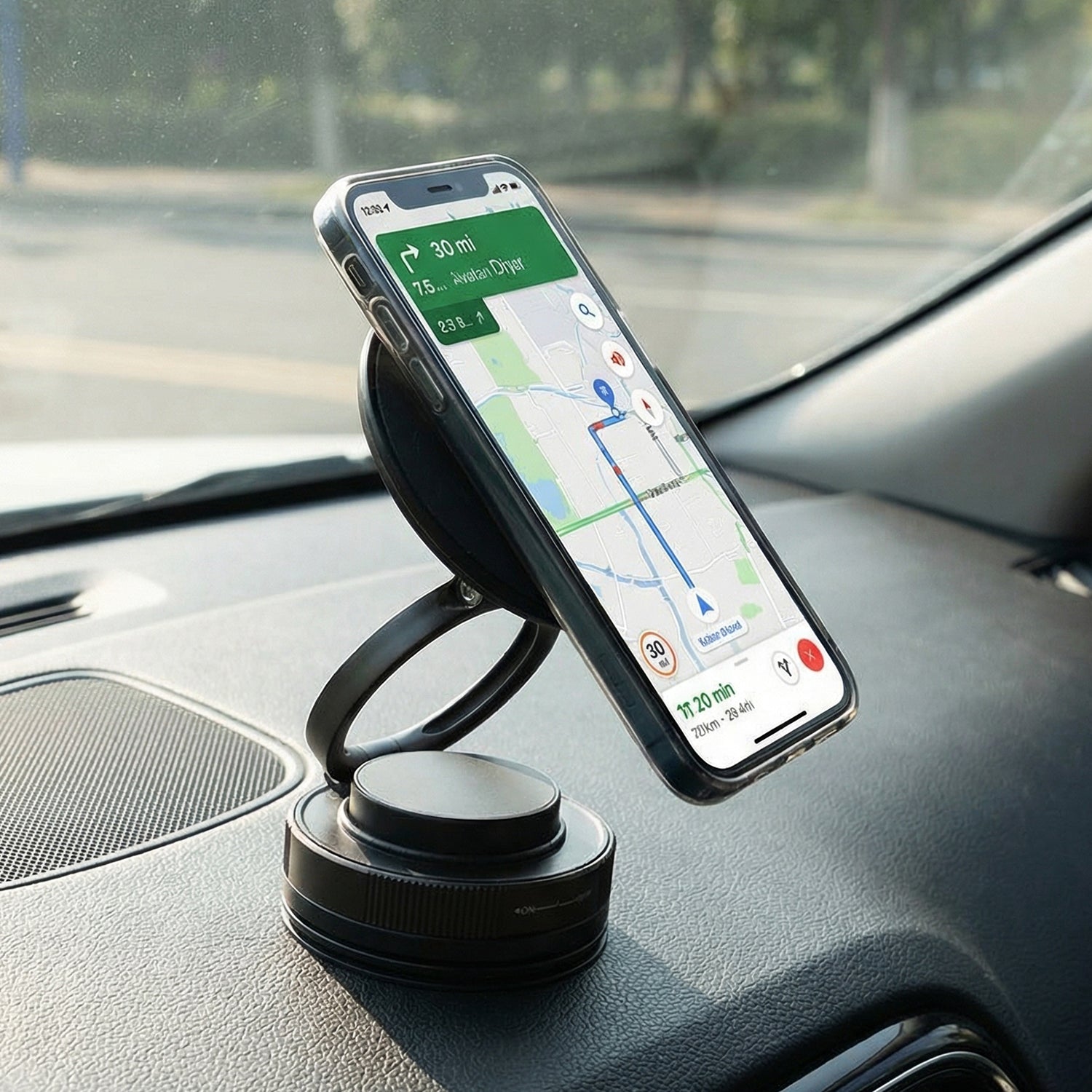 360° Rotatable Magnetic Mobile Phone Holder Stand (1 Pc)