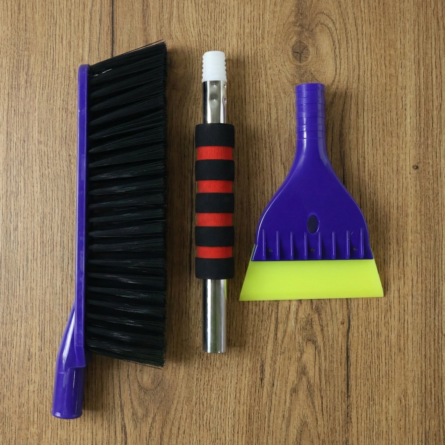 2 In 1 Multipurpose Cleaning Brush with Scraper (1 Pc, 69 Cm Long)