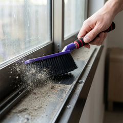 2 In 1 Multipurpose Cleaning Brush with Scraper (1 Pc, 69 Cm Long)