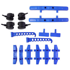 3 Layer Foldable Clothes Drying Stand Rack with Wheels (1 Pc)
