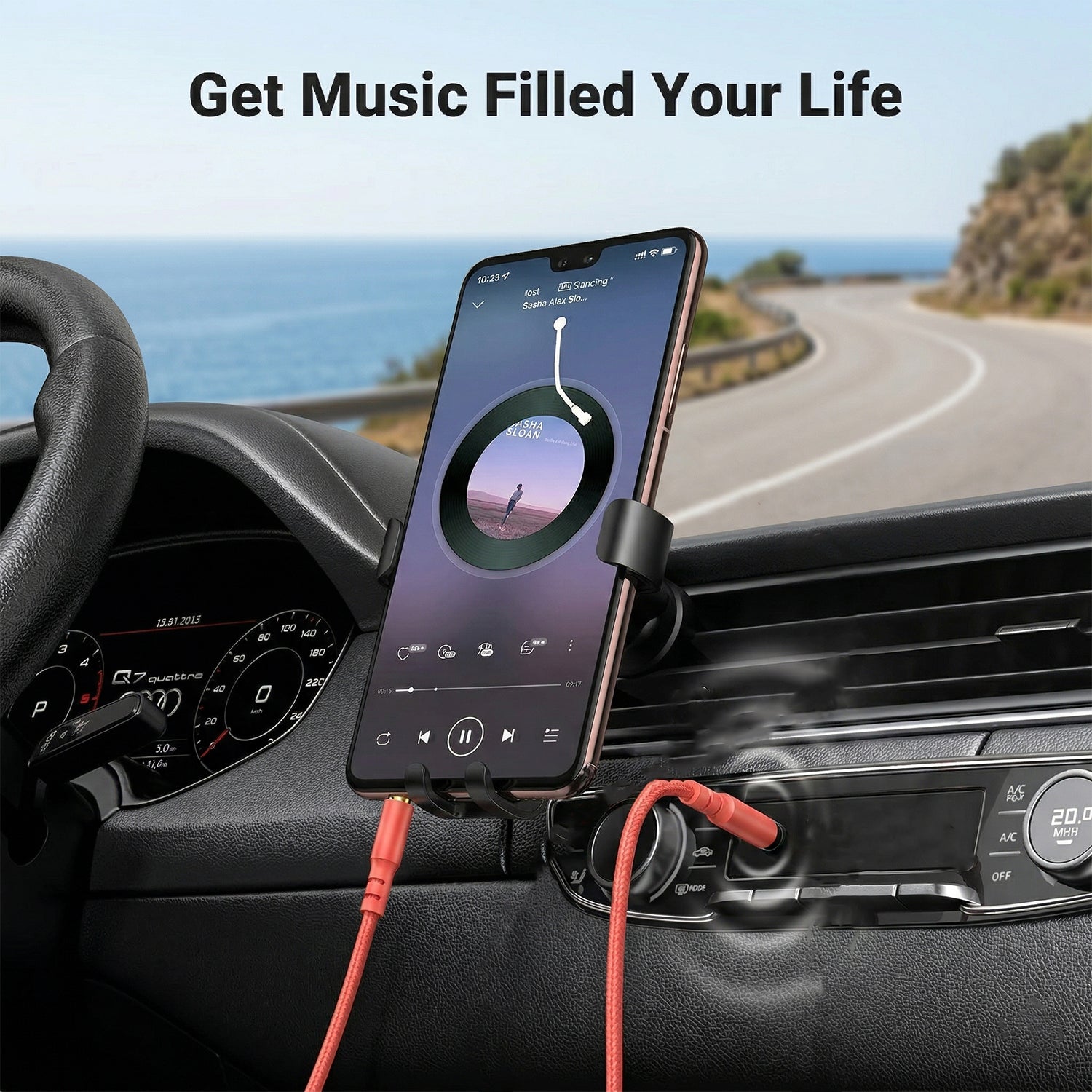 3.5mm AUX Audio Cable (1 Pc, 1 Meter)
