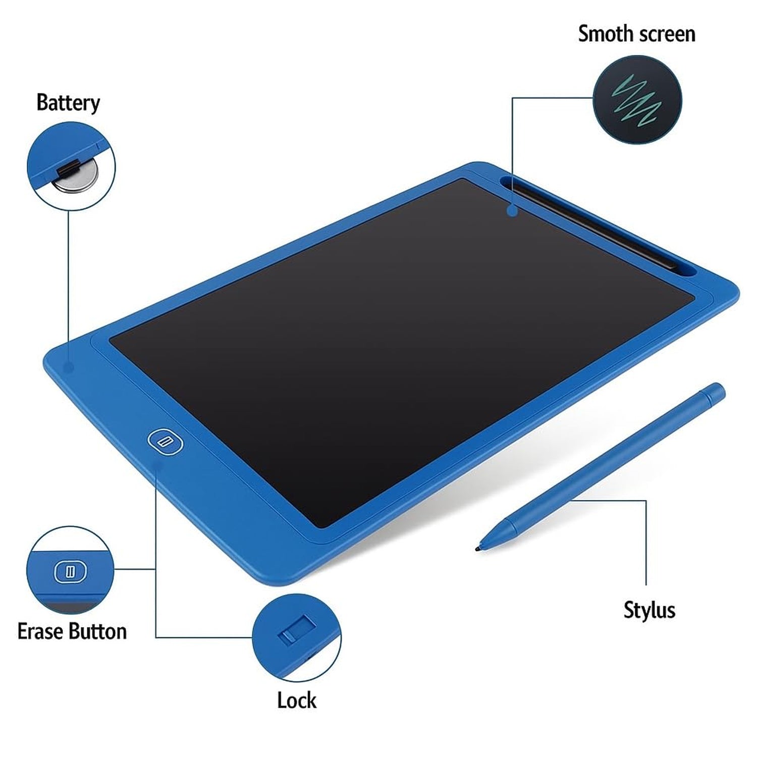 10.5 Inch LCD Writing Tablet Digital Drawing Pad (1 Pc)