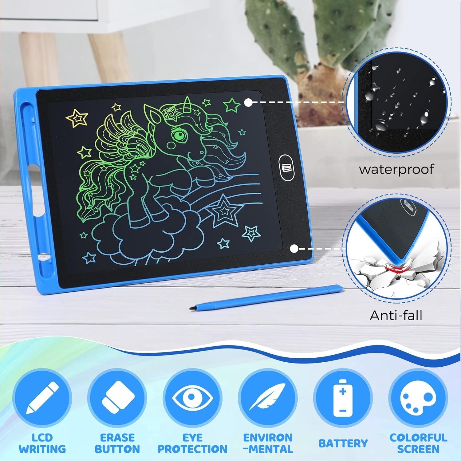 10.5 Inch LCD Writing Tablet Digital Drawing Pad (1 Pc)
