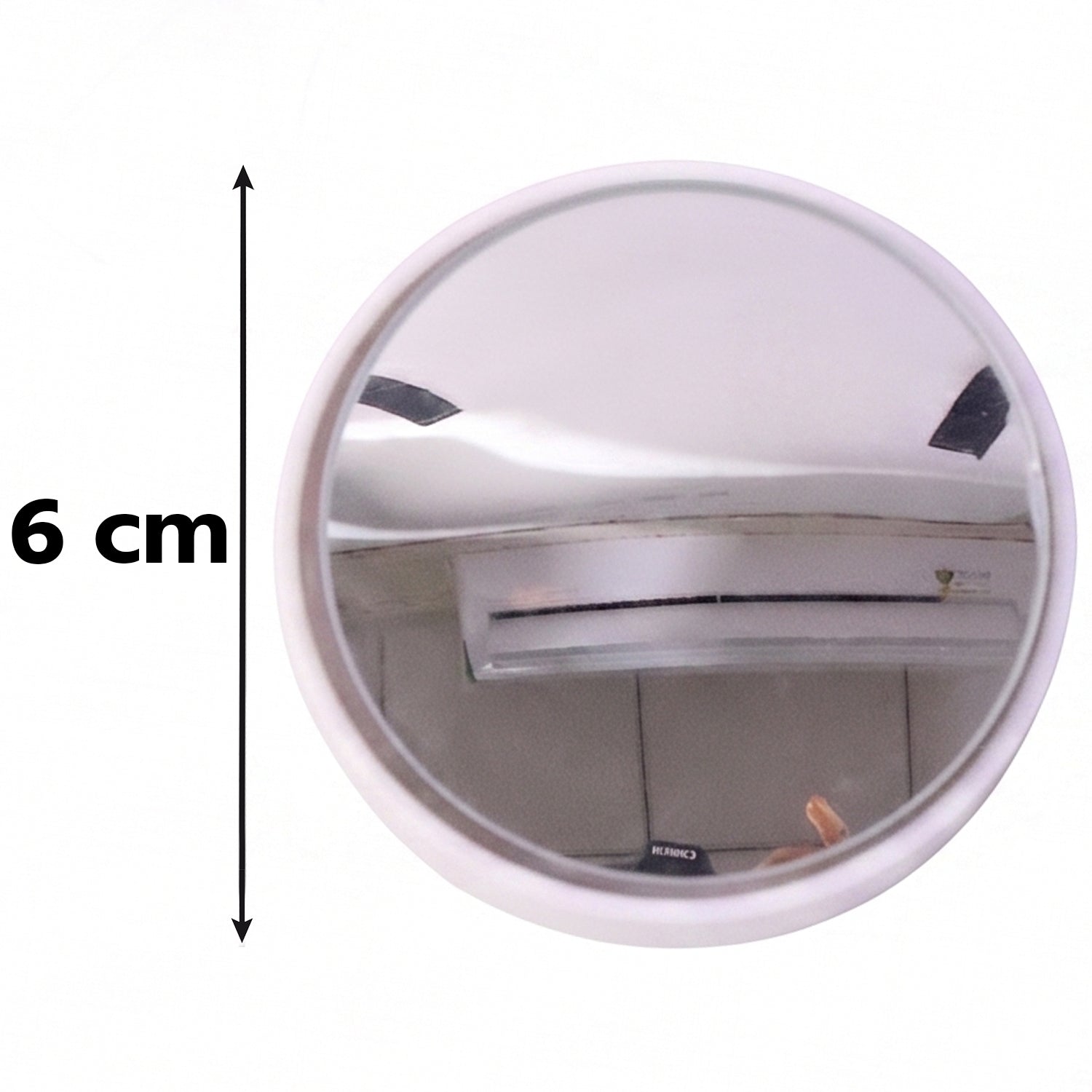 2-in-1 HD Convex Blind Spot Mirror (Set of 2) – 360° Wide Angle Frameless Rear View Mirror for Safe Driving & Easy Parking