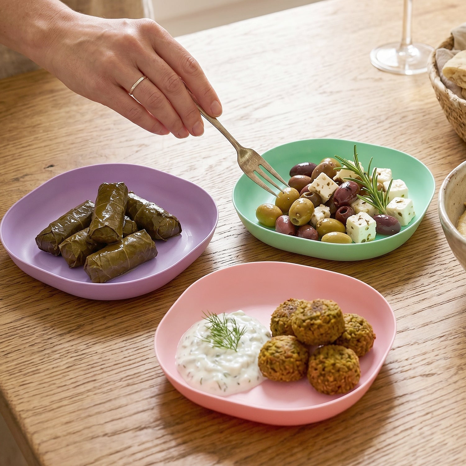 11 in 1 Multipurpose Plastic Snack Serving Tray Plates  (1 Set)