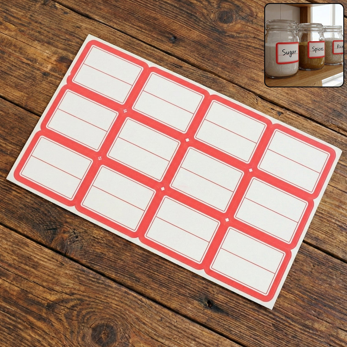 1 Sheets Self-Adhesive Label Stickers