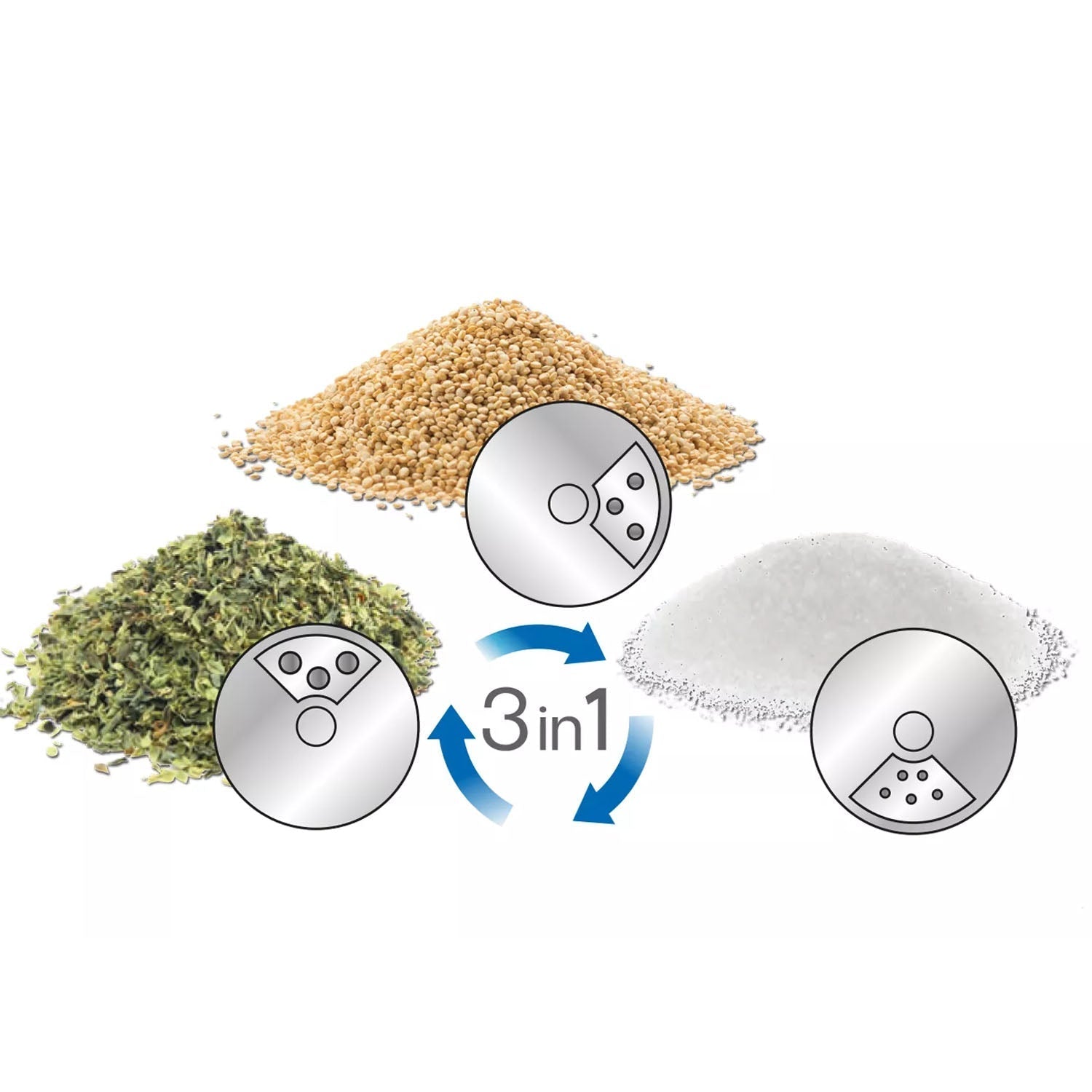 2 in 1 Stainless Steel Spice Jar