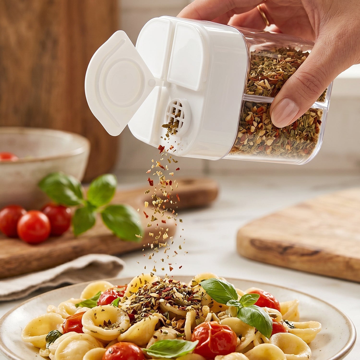 4 Compartment Kitchen Storage Container (1 Pc)