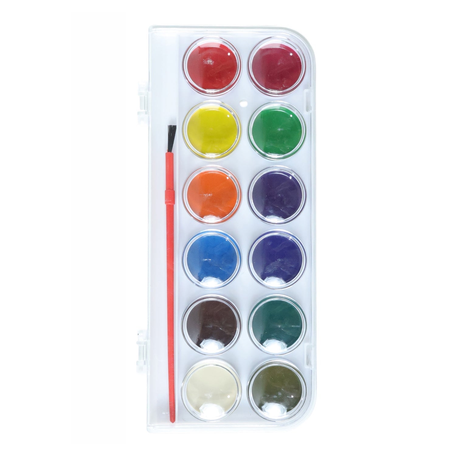 12 Shade Compact Watercolour Paint Set 1 Set