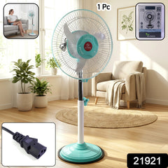 12V DC Hybrid Pedestal Table Fan (Adapter Not Include)