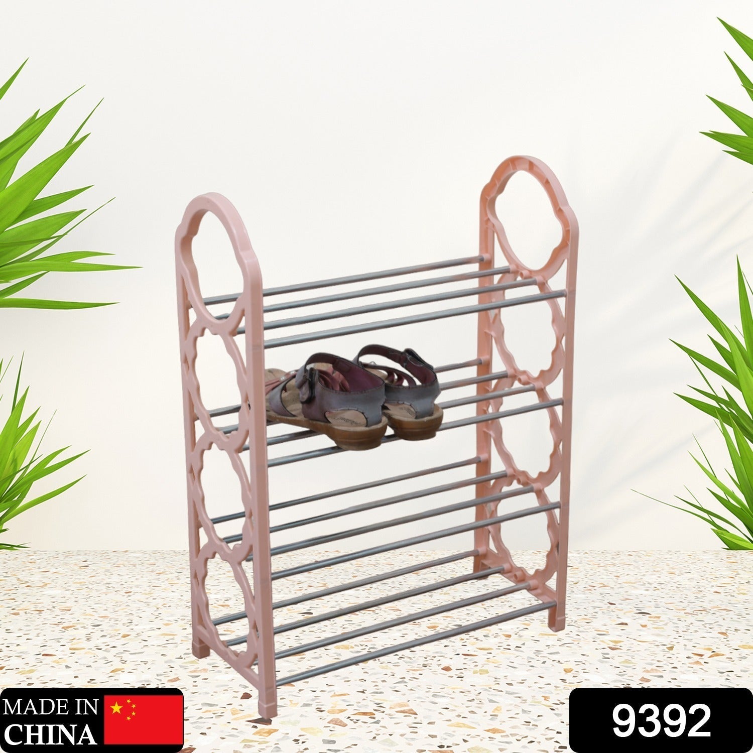 4-Layer Shoe Storage Shelf Stand for Space-Saving Home Organizer