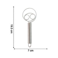 2-Piece Stainless Steel Spiral Hand Whisk - (2 Pc / Set)